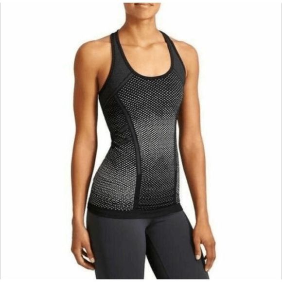 Athleta Tops - Athleta Fastest Track Ruched Polka Dot Tank Top SZ XS